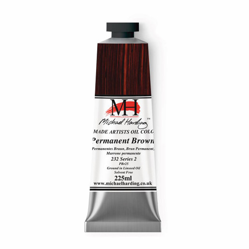  Michael Harding Oil Paint 225ml Permanent Brown 