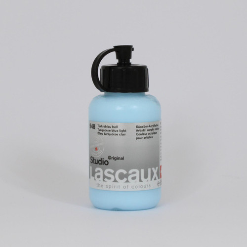  Lascaux Studio Acrylic 85ml Turquoise Blue Light 