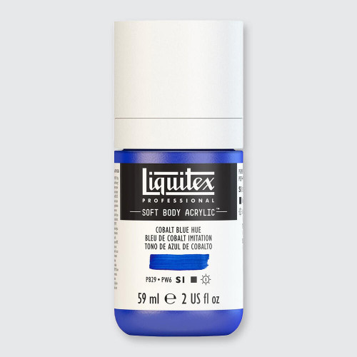  Liquitex Soft Body Acrylic 59ml Cobalt Blue Hue 
