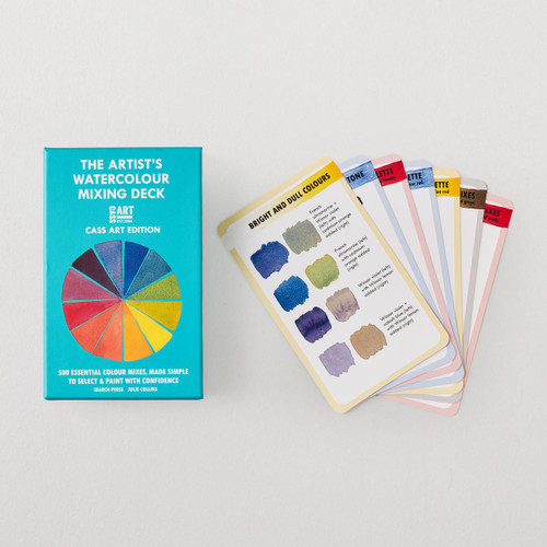 Search Press The Artist's Watercolour Mixing Deck Cass Art Edition: 500 Essential Colour Mixes, Made Simple to Select & Paint with Confidence 