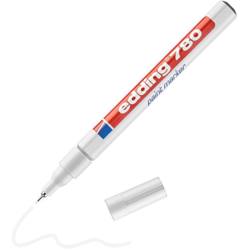 edding Paintmarker 780 Bullet Tip 0.8mm White 