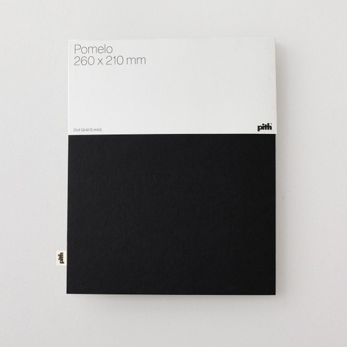 Pith Pomelo Dot Grid Notebook 130gsm 156 Pages 260 x 210mm Black 