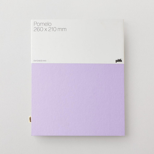  Pith Pomelo Dot Grid Notebook 130gsm 156 Pages 260 x 210mm Lavender 