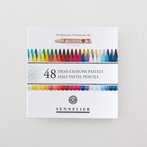  Sennelier Half Pastel Pencils Assorted Colours Set of 48 