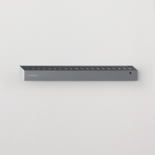  Andhand Illusion Ruler 20cm Slate Grey 