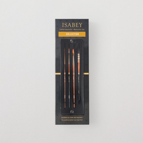  Isabey Assorted Watercolour Brushes Presentation Box Set of 4
 