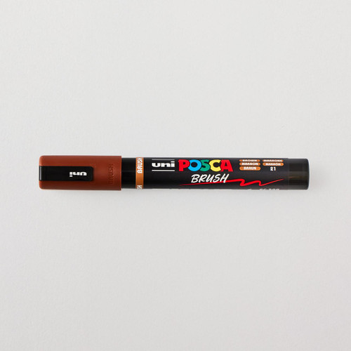  Posca Brush Marker PC-5BR 1.0-4.0 mm Brown 