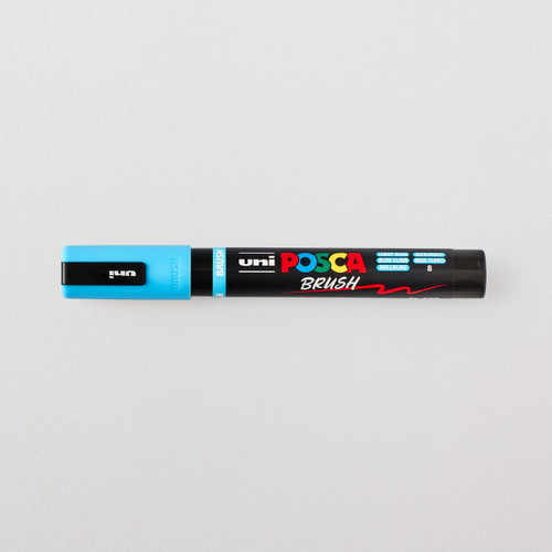  Posca Brush Marker PC-5BR 1.0-4.0 mm Light Blue 