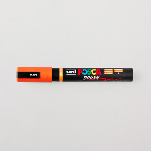  Posca Brush Marker PC-5BR 1.0-4.0 mm Orange 