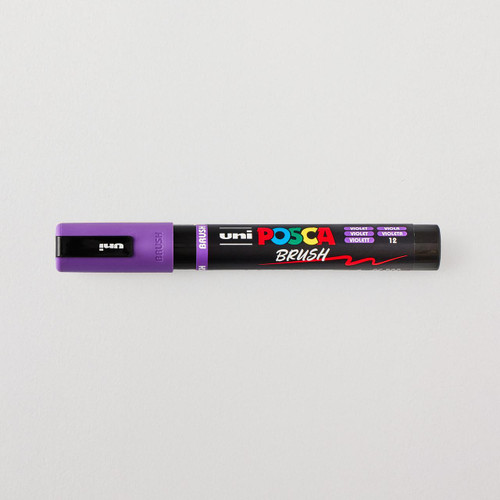  Posca Brush Marker PC-5BR 1.0-4.0 mm Violet 
