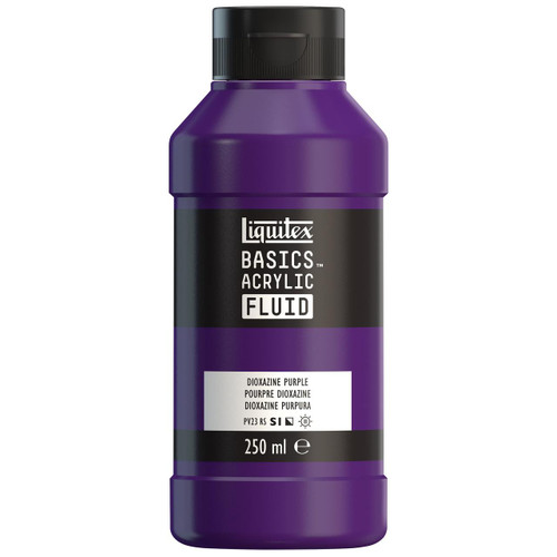 Liquitex Basics Fluid Acrylic 250ml Dioxazine Purple 