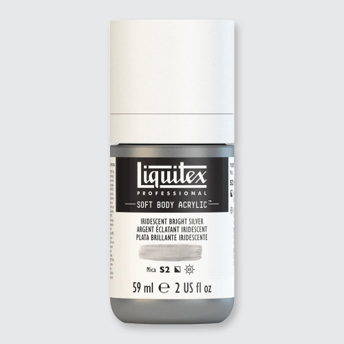  Liquitex Soft Body Acrylic 59ml Iridescent Bright Silver 