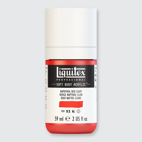  Liquitex Soft Body Acrylic 59ml Naphthol Red Light 