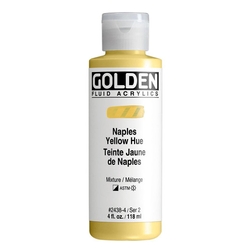  Golden Fluid Acrylic 118ml Naples Yellow Hue 