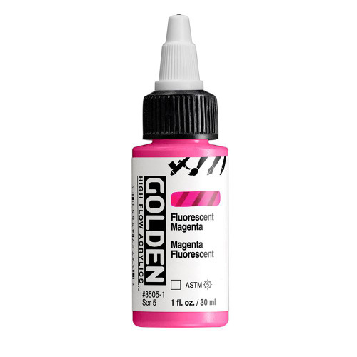 Golden High Flow Acrylic 30ml Fluorescent Magenta 