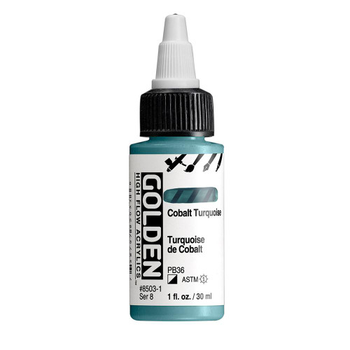  Golden High Flow Acrylic 30ml Cobalt Turquoise 