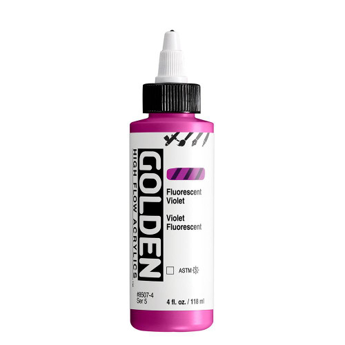  Golden High Flow Acrylic 118ml Fluorescent Violet 