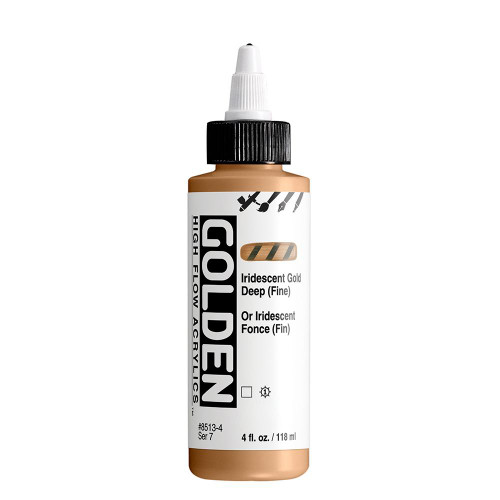  Golden High Flow Acrylic 118ml Iridescent Gold Deep (Fine) 