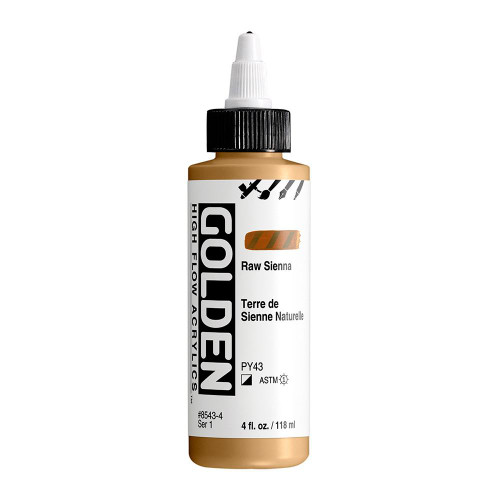  Golden High Flow Acrylic 118ml Raw Sienna 