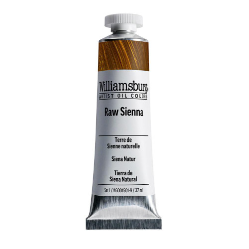  Williamsburg Handmade Oil Colour 37ml Raw Sienna 