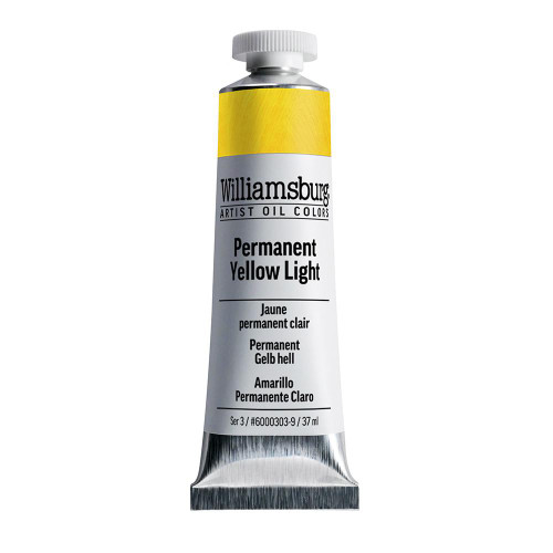  Williamsburg Handmade Oil Colour 37ml Permanent Yellow Light 