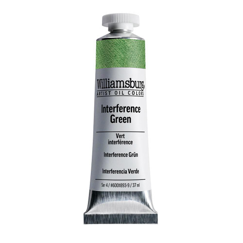  Williamsburg Handmade Oil Colour 37ml Interference Green 