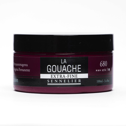  Sennelier La Gouache Extra Fine Artists' Gouache 100ml Permanent Magenta 