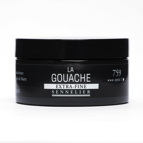  Sennelier La Gouache Extra Fine Artists' Gouache 100ml Mars Black 