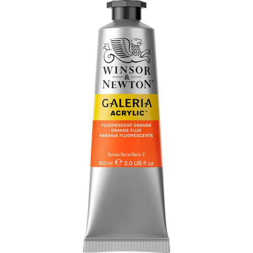  Winsor & Newton Galeria Acrylic Tube 60ml Fluorescent Orange 
