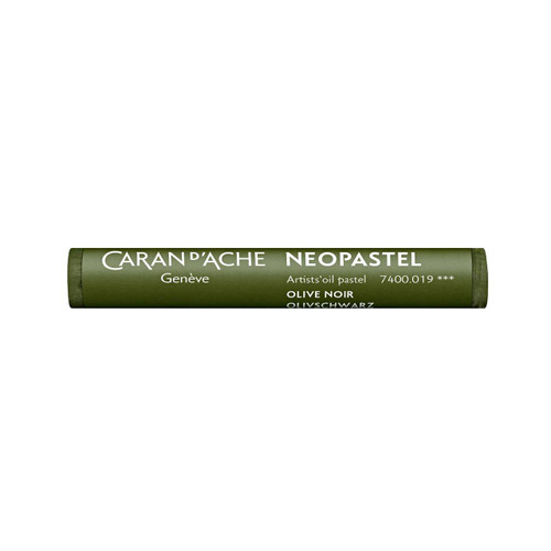  Caran D'ache Neopastel Oil Pastel Olive Black 