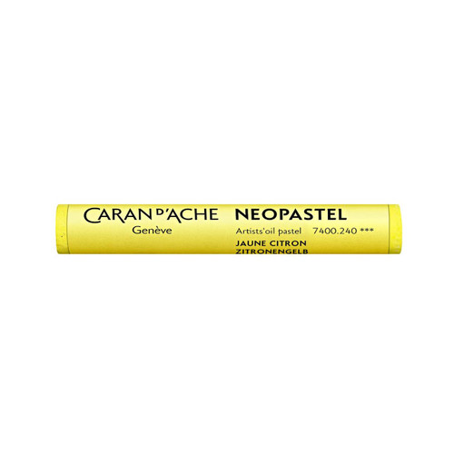  Caran D'ache Neopastel Oil Pastel Lemon Yellow 