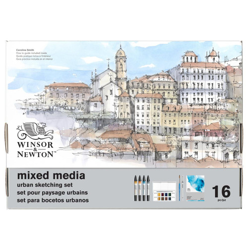  Winsor & Newton Mixed Media Set of 16 Urban Sketching 