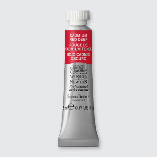  Winsor & Newton Artists' Watercolour 5ml Cadmium Red Deep 