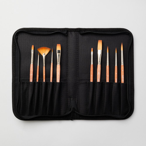 Cass Art Synthetic Brush Collection Set of 10