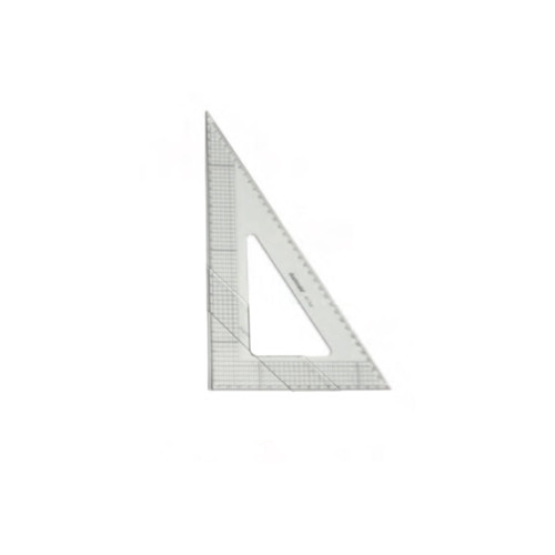  Chartmate Set Square With Stainless Steel Cutting Edge 30cm 