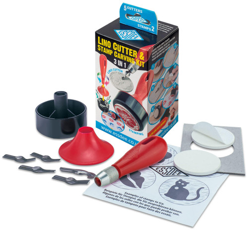 ESSDEE Essdee Lino Cutter & Stamp Carving Kit 3-in-1 
