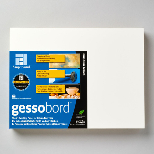  Ampersand Gessobord Cradled Panel 38mm Depth 22.9 x 30.5cm 