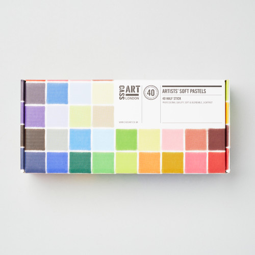 Cass Art Artists' Half Soft Pastels Set of 40