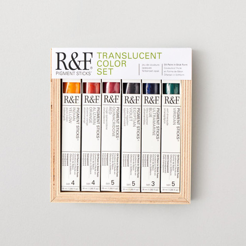  R&F Pigment Stick Translucent Assorted Colours 38ml Set of 6 