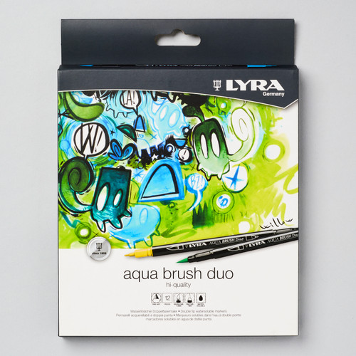 Lyra Aqua Brush Duo Set of 12