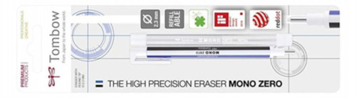  Tombow MONO Zero Classic Eraser Round Tip with Refill Set 