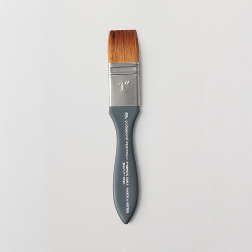  Winsor & Newton Professional Watercolour Synthetic Sable Brush Wash 1 inch 