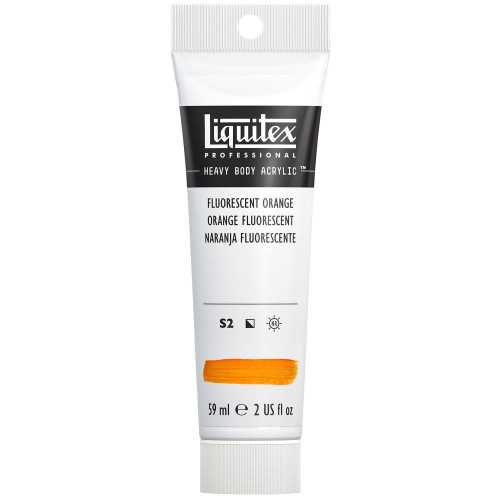 Liquitex Heavy Body Acrylic 59ml 982 Fluorescent Orange 