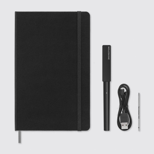 新品未開封 デジタルノートメモ帳 Moleskine Smart Ellipse Moleskine Smart Writing Set Ellipse Bundle | Cass Art