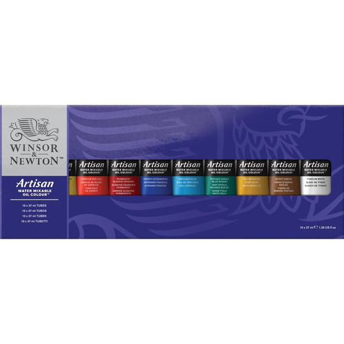  Winsor & Newton Artisan Water Mixable Oil Colour 37ml Set of 10 