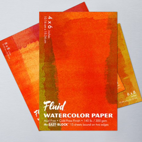 Fluid Watercolour Easy Block Cold Pressed 300gsm