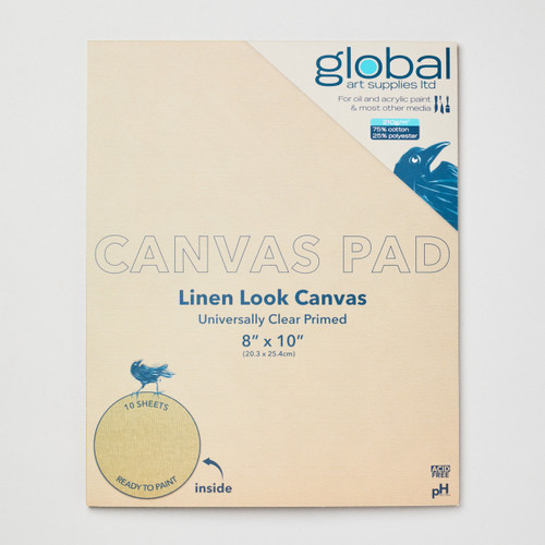 Global Canvas Pad Linen Look