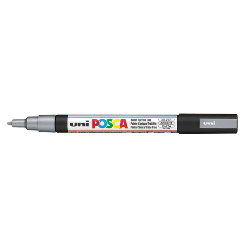  Posca Paint Pen Waterbased Marker PC-3M (1.5mm) Silver 