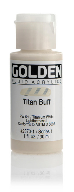  Golden Fluid Acrylic Paint 30ml Titan Buff 