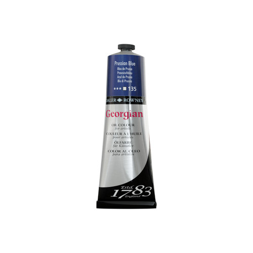  Daler Rowney Georgian Oil Colour 225ml Prussian Blue 